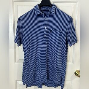 Polo Golf Ralph Lauren Short Sleeve Blue Striped Polo Pocket Shirt Men’s Medium